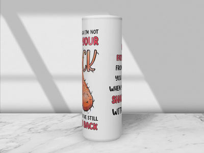 Father's Day Gift For Stepdad, Funny Tumbler, with straw and lid, Adult Humor Cup, 20 oz skinny