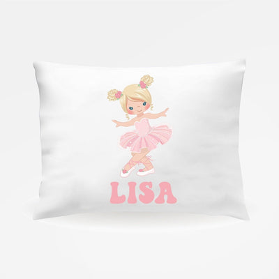 Ballerina Pillow Case | personalized with name - SweetTeez LLC