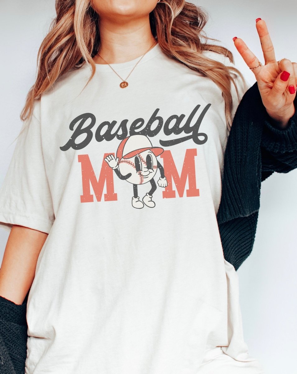 Baseball Mom - Glitter T Shirt