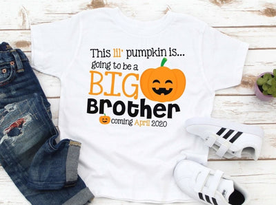Big Brother Shirt , Halloween Big Brother Announcement Shirt , Big Brother Announcement Shirt ,  personalized big brother Shirt - SweetTeez LLC