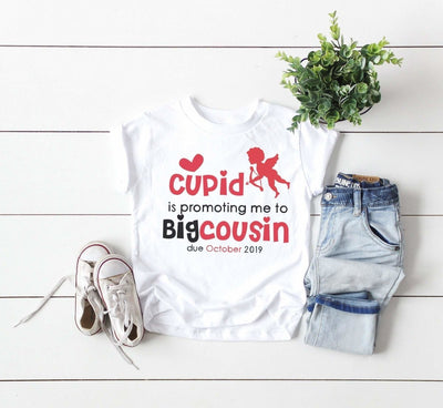 Big Cousin Shirt , big Cousin Shirts , Personalized big Cousin Shirt , big cousin Announcement Shirt , valentines day shirt for big cousin - SweetTeez LLC