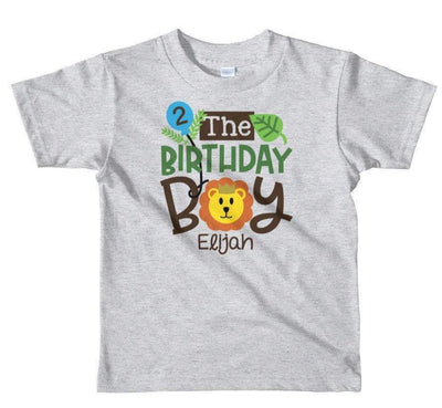Birthday Shirt , Second Birthday Shirt , Second Birthday Shirt Boy , Safari Birthday Shirt , Toddler Birthday Shirt , Personalized Birthday - SweetTeez LLC