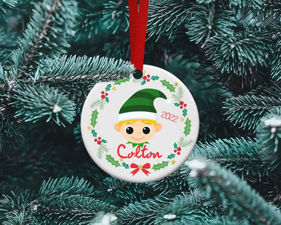 Boys christmas ornament | personalized - SweetTeez LLC