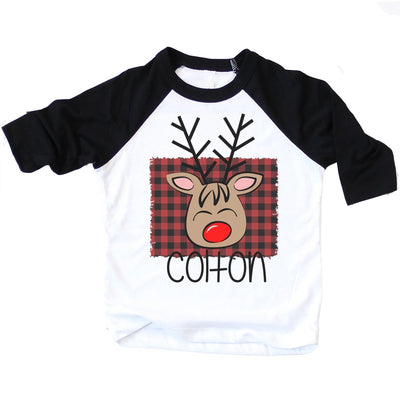 Christmas Reindeer Shirt | Personalized For Kids - SweetTeez LLC