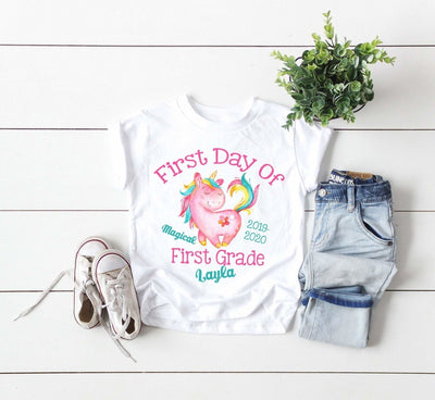 First Grade Shirt -  First Day Of First Grade Shirt - Personalized First Day Of First Grade Shirt - First Day Of 1st grade Shirts - SweetTeez LLC