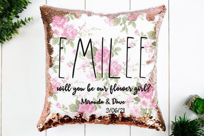 Flower Girl Proposal Pillow Roses - SweetTeez LLC