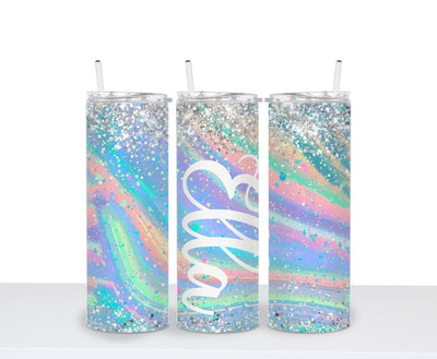Gifts for Women, Glitter Tumbler, Gift For Her, Personalized Gift, Birthday Gift, Gift For Teen Girl, Rainbow Tumbler - SweetTeez LLC
