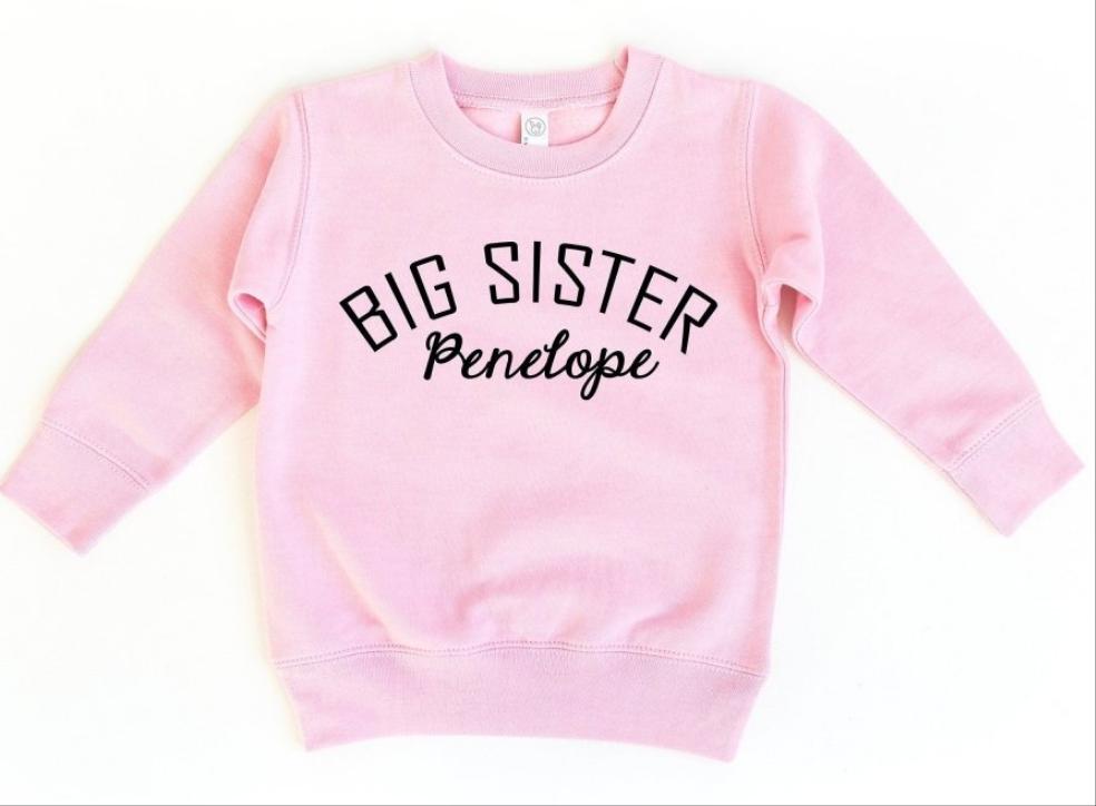 Big sister hotsell sweatshirt toddler