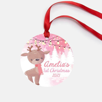 Personalized First Christmas Ornaments , Personalized 1st Christmas Ornament , Personalized Christmas Ornament For Baby, Custom boys Gift