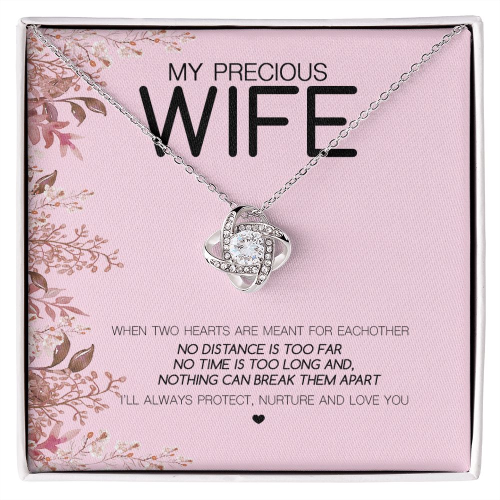 My Precious Wife | Love Knot Necklace – SweetTeez LLC