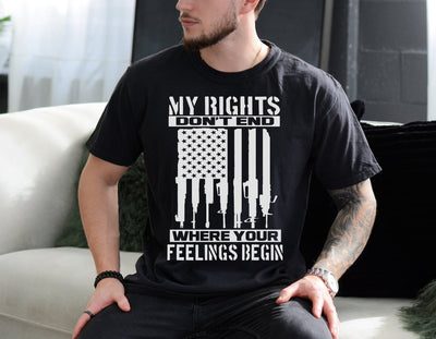 My Right Dont End Patriot Shirt - SweetTeez LLC