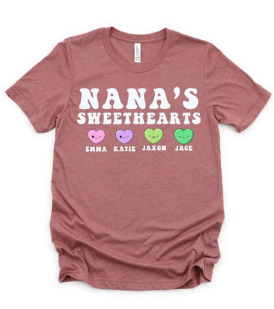Personalized Nana Shirt , Personalized Shirt For Nana, Nana Shirt , Grandma Shirts , Gift For grandma, Custom Gift For Grandma - SweetTeez LLC