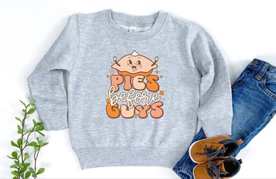 Pies before guys | toddler Thanksgiving sweatshirt - SweetTeez LLC