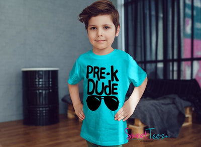 Pre-K Shirt - Pre-K Dude Shirt - PreK Shirt - PreK Gift - PreK Dude - Back To School Shirt - Preschool Shirt - PreK Shirt For Boy - SweetTeez LLC