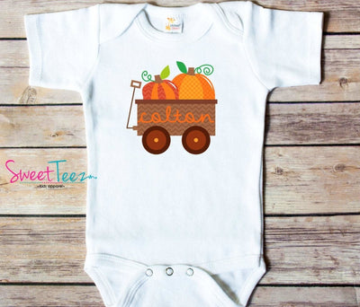 Pumpkin Shirt, Pumpkin Shirt For Baby Boy , Baby Pumpkin Shirt , Pumpkin Patch Shirt , Personalized Pumpkin Patch Shirt - SweetTeez LLC
