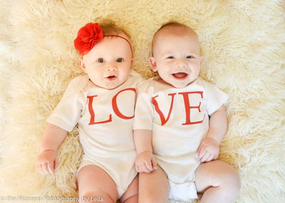 Valentine's Day Shirts , Valentines Day Shirts For Baby , Valentines Day Gift For Baby Twins , Twins Valentines Day Shirts , Love shirts - SweetTeez LLC