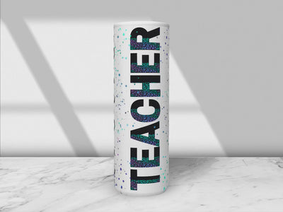 Teacher Gift, Teacher appreciation Gift, Teacher Tumbler, Teacher Cup , 20 oz tumbler, leopard print tumbler