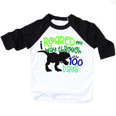 100 days of School Shirt | Dinosaur - SweetTeez LLC