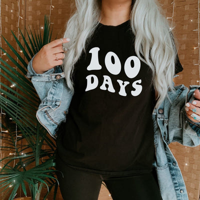 100 days of school shirt, teacher shirt, 100 days of school shirt teacher, teacher tees, teacher gift, 100 days of school top - SweetTeez LLC