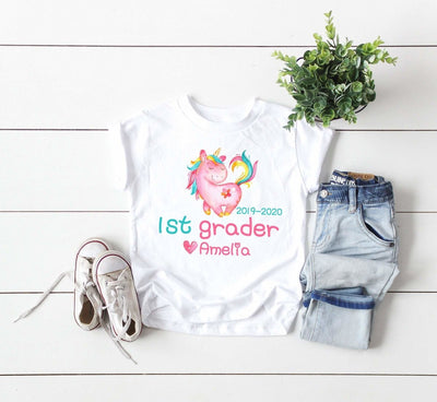1st Grade Shirt - 1st grade shirt personalized - 1st grade shirt girls - unicorn 1st grade shirt - personalized unicorn Shirt - SweetTeez LLC