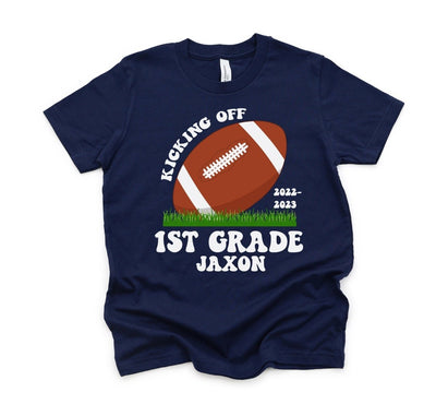 1st Grade Shirt | Personalized Football Shirt - SweetTeez LLC