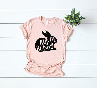 Auntie Shirt , Auntie Pregnancy Announcement Shirt , Pregnancy Announcement For Aunt , Aunt Shirt , Auntie Bunny Shirt , Easter Gift Aunt - SweetTeez LLC