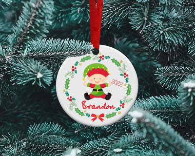 Baby christmas ornament | personalized - SweetTeez LLC