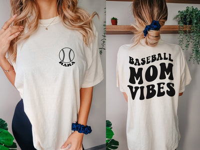 Baseball Mama Shirt Comfort Colors TShirt Trendy Retro Graphic Tees With Sayings - SweetTeez LLC