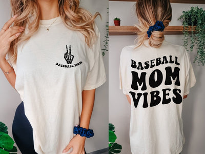 Baseball Mom Shirt Comfort Colors® TShirt Trendy Retro Tees With Sayings - SweetTeez LLC