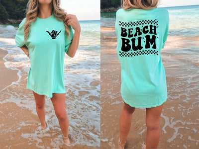 Beach Shirt, Trendy Shirts, Shirts For Women, Summer Shirts, Beach Bum Shirt, Comfort Colors TShirt - SweetTeez LLC