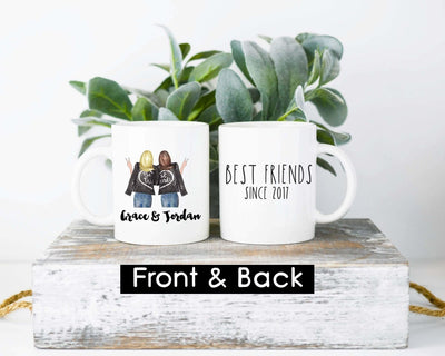 Best Friend Gift , Gift For Best Friend  ,  Best Friends Gifts , Personalized Gift For a Best Friend , Personalized Mug For Best Friend - SweetTeez LLC