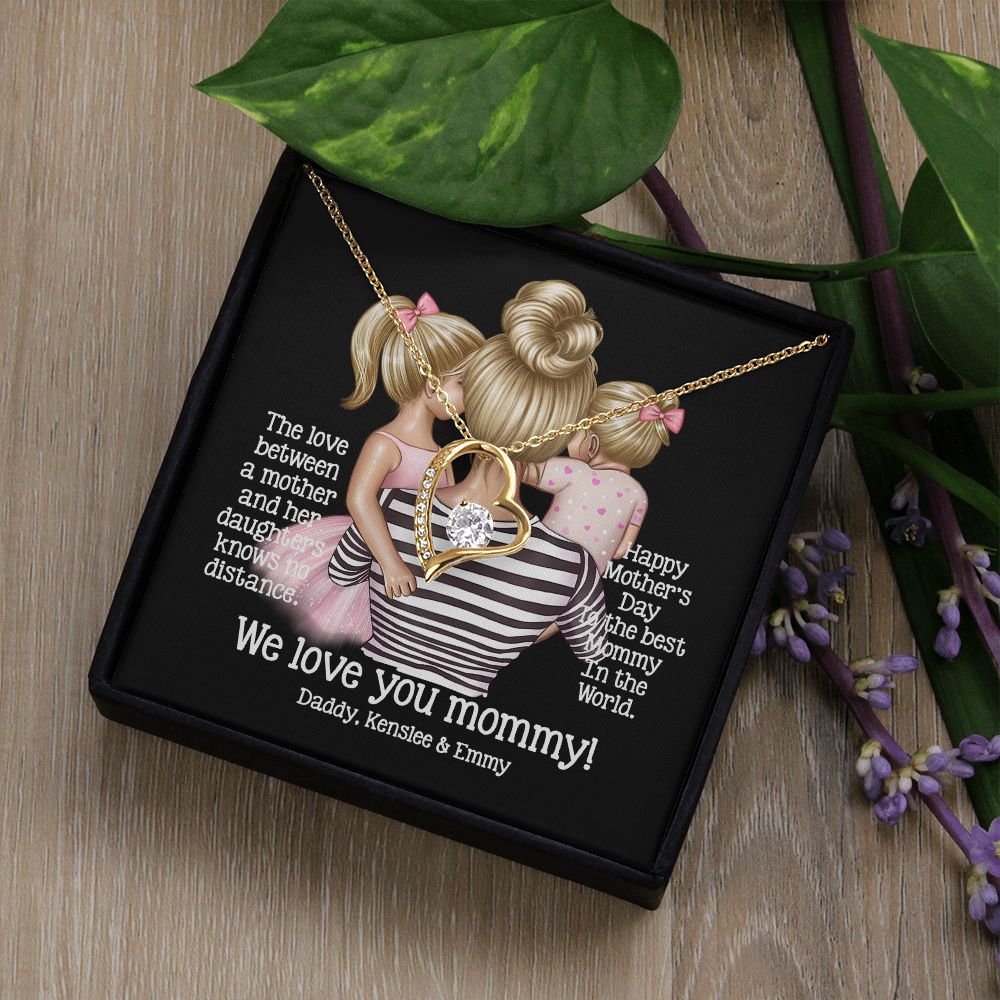 Best Selling | Mother's Day Necklace | Personalized With Names And Hair Colors - SweetTeez LLC