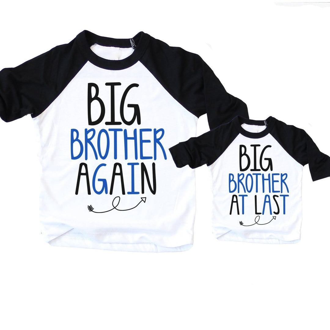 4 shirt set Big Sister Again Shirts Big Brother Shirts Little Sister shops Sibling Shirt Sets & Tees