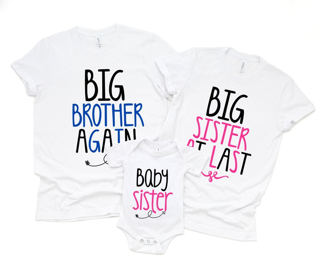 4 shirt set 1st Birthday Shirts for Mom, Dad, Big Brother, Big Sister Family Birthday Set with outlet Mustache Tees