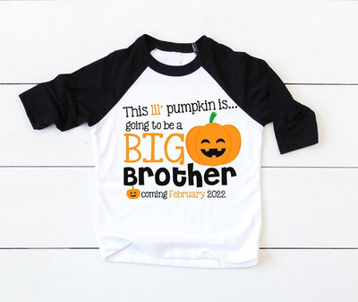 big brother shirt, big brother announcement, big brother shirt personalized, halloween big brother announcement shirt, Halloween big brother - SweetTeez LLC