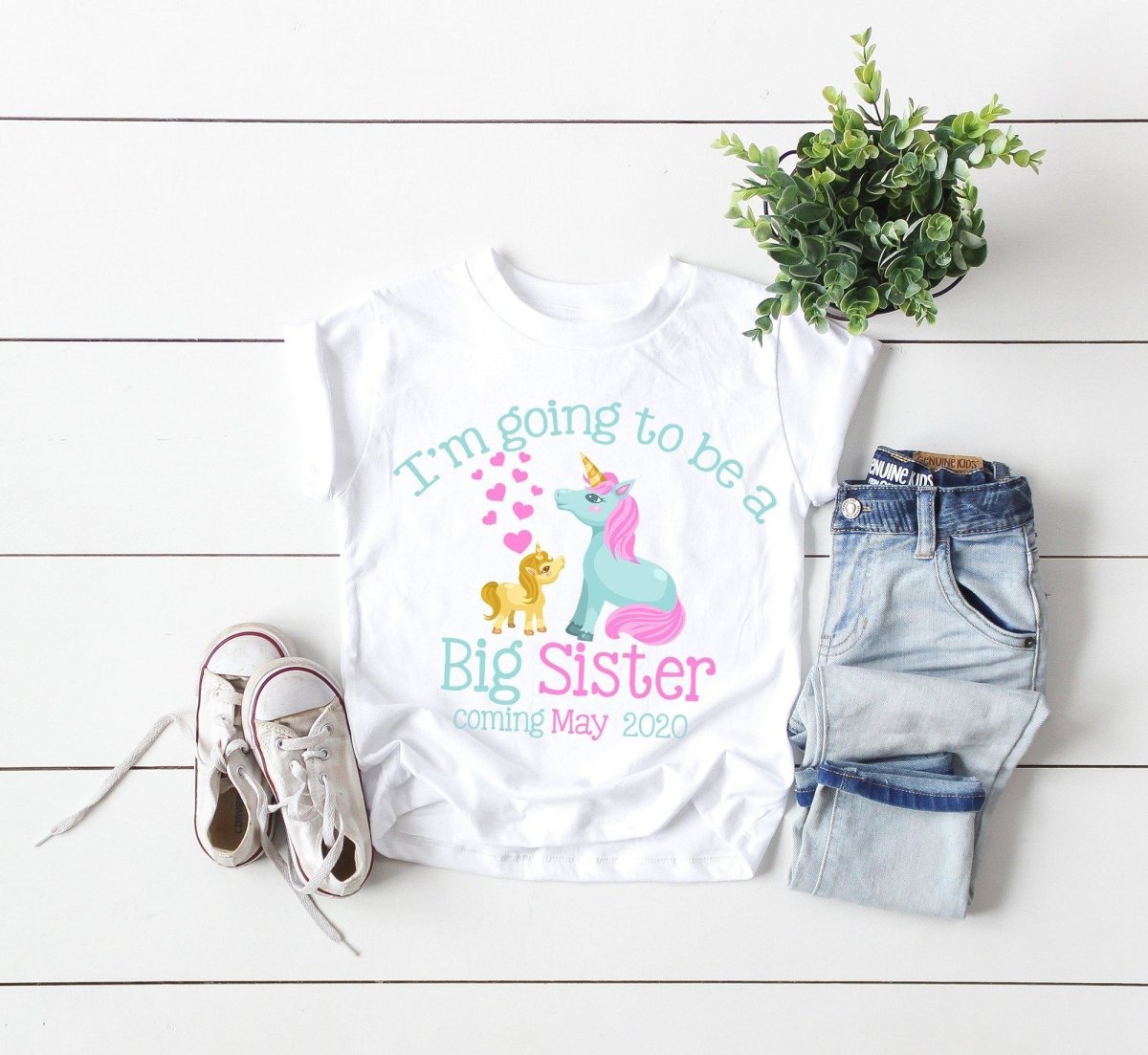 I'm Going To Be A Big Sister Coming 2020 Unicorn Shirt I'm Going To Be A Big Sister Coming 2020 Unicorn Shirt