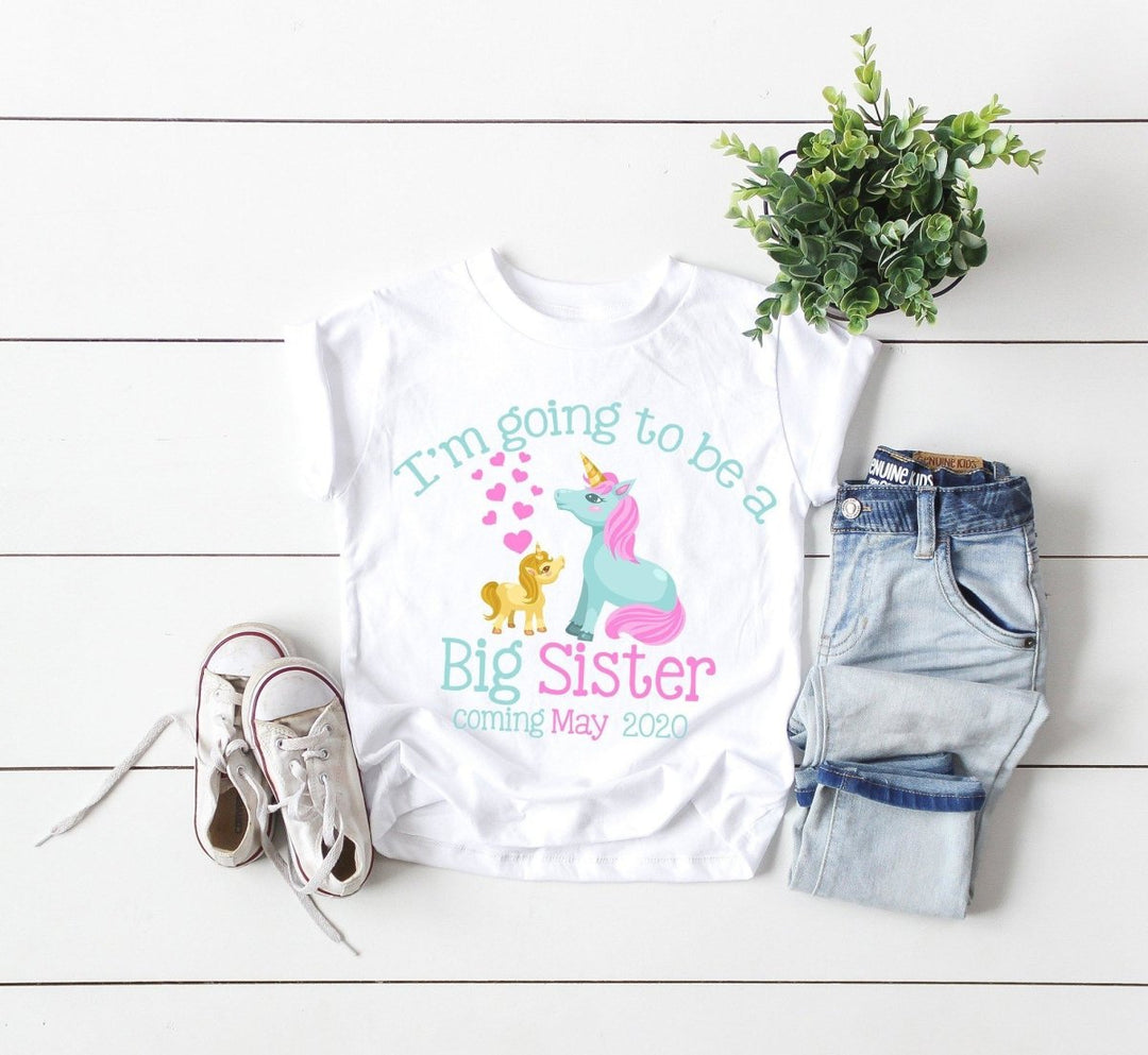 I'm Going To Be A Big Sister Coming 2020 Unicorn Shirt I'm Going To Be A Big Sister Coming 2020 Unicorn Shirt