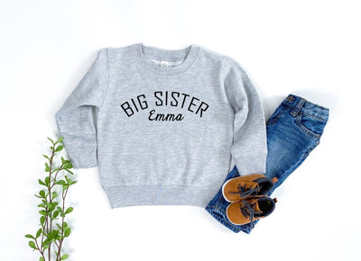 big sister sweatshirt • big sister shirt • big sister gift • kids sweatshirt • sweatshirt toddler - SweetTeez LLC