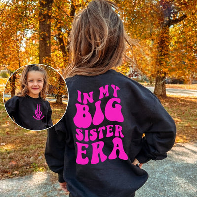 big sister Sweatshirt - Girls Crewneck - Big Sis Shirt - Oversized Sweatshirt - Pregnancy Announcement Shirt - SweetTeez LLC