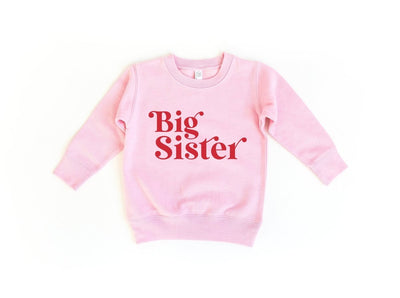 Big Sister sweatshirt, Valentine's Day Shirts Girls, Big Sister Shirt, Retro Sweatshirts - SweetTeez LLC