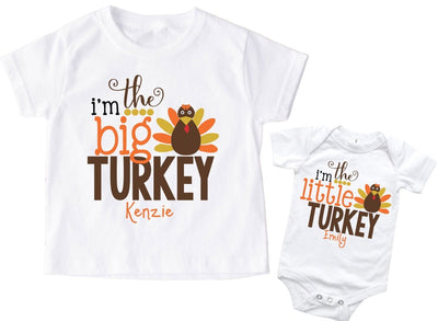Big Turkey Little Turkey Shirt | Set of 2 - SweetTeez LLC