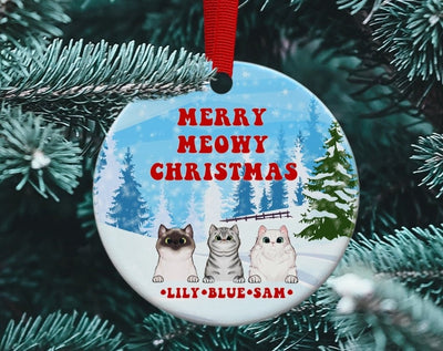 cat ornament | personalized - SweetTeez LLC