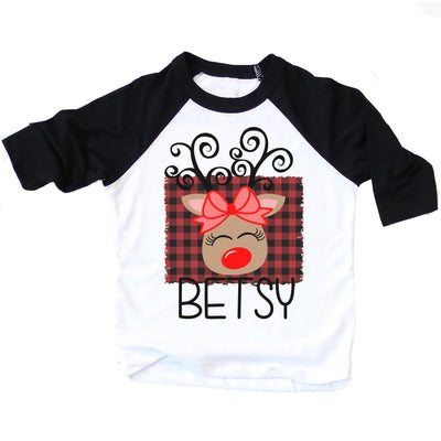 Christmas Reindeer Shirt | Personalized for Children - SweetTeez LLC