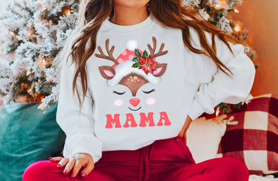 Christmas Shirt, Christmas Sweater For Women, Womens Christmas Shirt, Mama Christmas Shirt, Christmas Sweatshirt - SweetTeez LLC