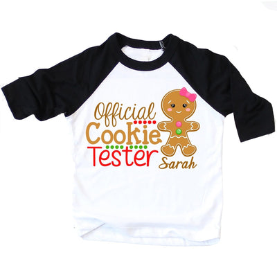 Cookie Tester Raglan For Kids - SweetTeez LLC