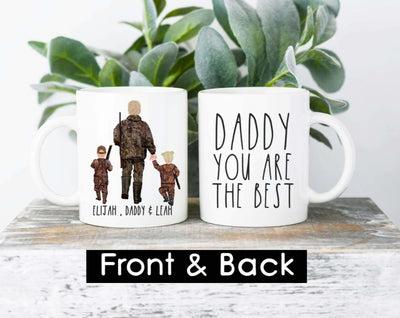 Fathers Day Gift , Fathers Day Gift For Dad  , Hunting Daddy Gift  , Personalized Fathers Day Gift , Custom Mug , Dad Gift From Daughter Son - SweetTeez LLC