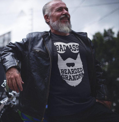 Father's Day Shirt, Father's Day Gift From Son , Daughter, Badass Bearded Grandpa Shirt - Gift For Grandpa - Father's Day Gift For Grandpa - SweetTeez LLC