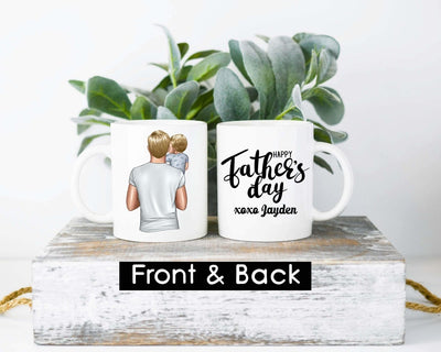 First Fathers Day Gift , Personalized First Fathers Day Gift ,  First Fathers Day Gift Mug  , Personalized Gift From Son  ,  Custom Mug - SweetTeez LLC