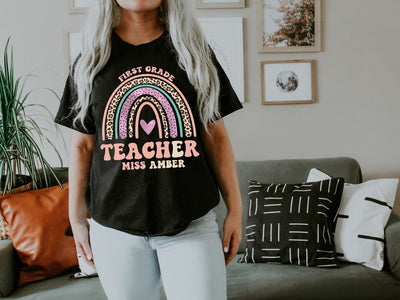 First grade teacher shirt | personalized - SweetTeez LLC