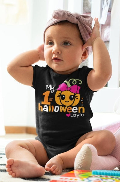 First Halloween Outfit , My First Halloween Outfit , Baby's First Halloween Outfit , 1st Halloween Shirt , My 1st Halloween Shirt for Girl - SweetTeez LLC